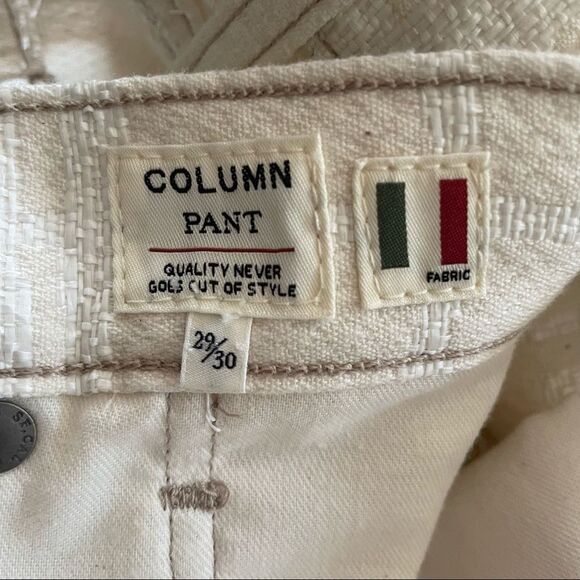 LEVI’S The Column Pant Jeans Summer Plaid White Style# 756450012 Size 29 - Picture 6 of 12